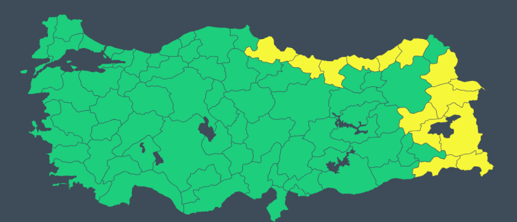 Meteoroloji'den 14 kente sarı uyarı: Sağanak ve fırtına bekleniyor